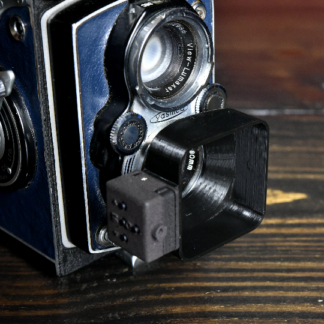 Replacement Yashica Mat Bay 1 Lens Hood With Shoe for Reveni Labs Spotmeter